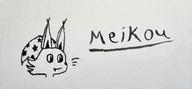 Cat Character Inked Meikou Meikou98 Paper Real Sketch Streamer Wizard // 2000x924 // 41.7KB