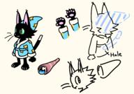 Cat Character Meikou Meikou98 Reference Sheet Sketch Streamer Wizard // 3508x2480 // 864.4KB