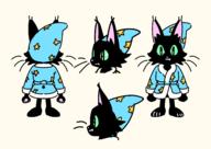 Cat Character Meikou Meikou98 Reference Sheet Streamer // 3508x2480 // 784.8KB